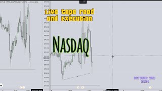 Live Tape Reading and Execution NASDAQ October 3rd 2024 [upl. by Fidelity705]