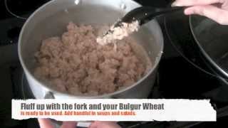 How to cook Burgol or Bulgur Wheat Healthy Food ideas [upl. by Lim664]