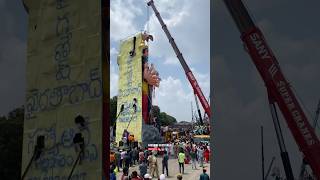 Khairatabad Ganesh Visarjan At Tank Bund 2024 😱🥺 khairatabadganeshnimajjanam khairatabadganesh [upl. by Mcgrody]