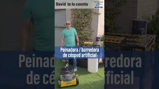 BRICOGUFER Peinadora y barredora Garland Tu césped artificial como nuevo ferreteriagufer [upl. by Amluz]