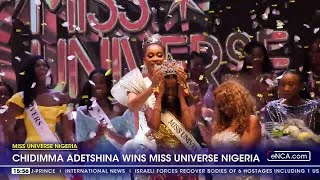 Chidimma Adetshina wins Miss Universe Nigeria [upl. by Pickar892]