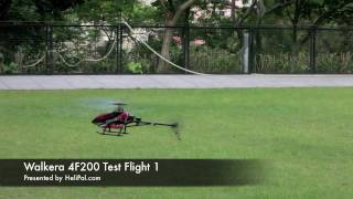 HeliPalcom  Walkera 4F200 Test Flight 01 [upl. by Frymire]