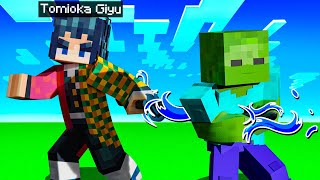 I Became TOMIOKA GIYU from DEMON SLAYER MOD in Minecraft [upl. by Miner924]