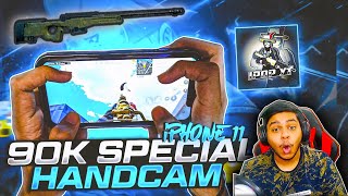 RANK 1 No Scope Sniper iPhone 4 Finger Handcam IPOP Gaming BEST Moments in PUBG Mobile [upl. by Hoppe]