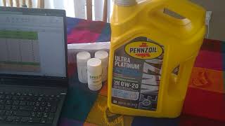 0W20 Pennzoil Ultra vs Platinum vs AMSOIL Virgin Oil Analysis SPEEDiagnostix Lab Results [upl. by Yadsnil]