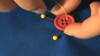 Sewing Tip 2 How To Hand Sew A Button [upl. by Chinua246]