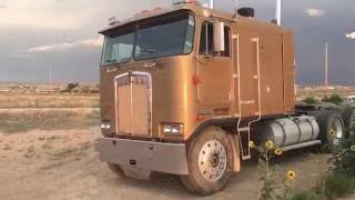 Driving and shifting a 1987 Kenworth K100 cab over  3406 Catapillar  13Speed [upl. by Yacov]