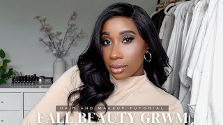 FALL CHIT CHAT GRWM  LUVME HAIR REVIEW amp BEAUTY TUTORIAL [upl. by Lam]