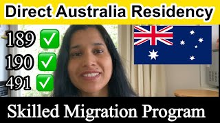 Direct Australia PR  Permanent Residency of Australia  Skilled Migration Visa australiapr [upl. by Ecart]