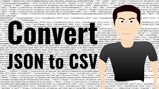 Convert JSON to CSV [upl. by Cower]