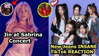 JIN Surprise Appearance at Sabrina CONCERT NewJeans VIRAL Twitch Moment SHOCKS Fans [upl. by Jariah24]