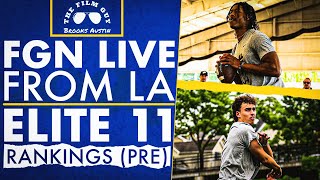 Elite 11 Rankings  Film Only Observations of Nations Top QBs LIVE from LA [upl. by Haywood]