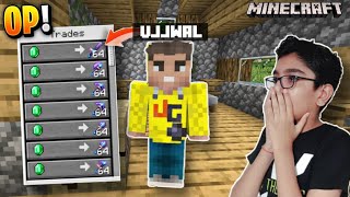 Minecraft but Youtubers trades OP items  Yug Playz  Minecraft in hindi [upl. by Enelyad]