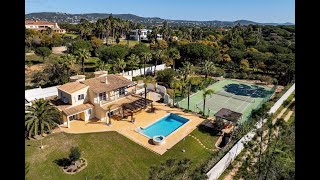 Attractive family home with sea views and a private tennis court for sale near Quinta do Lago [upl. by Clareta]