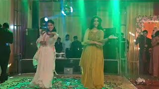 Chunri Chunri Dance Performance Wedding Ladies Sangeet Simple Sisters Duo dancevideo [upl. by Amick]