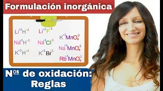 REGLAS para calcular los ESTADOS de OXIDACION según IUPAC  Formulación INORGANICA [upl. by Kelbee]