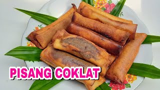 RESEP MEMBUAT PISANG COKLAT KULIT LUMPIA YANG ENAK  PISCOK [upl. by Eve]