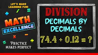 Division – Decimals By Decimals  Math Grade 5  Math Excellence [upl. by Yeaton612]