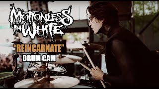 Motionless In White  Reincarnate  Drum Cam LIVE [upl. by Jenica]