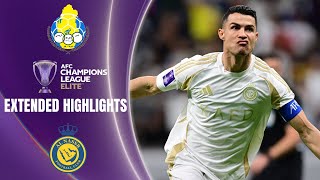 Al Gharafa vs Al Nassr Extended Highlights  AFC Champions League Elite  CBS Sports [upl. by Miof Mela648]