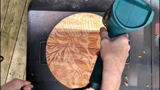 How To Use Torch Paste for Wood Burning [upl. by Eibbob]