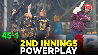 2nd Innings Powerplay  Peshawar Zalmi vs Islamabad United  Match 13  HBL PSL 9  M2A1A [upl. by Nysilla]