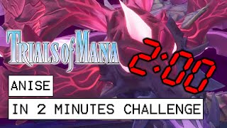 Trials Of Mana Anise In Under 2 Minutes Challenge PostGame Mission [upl. by Acirderf797]