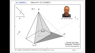 107 ombre3 Ombre in assonometria isometrica di una piramide a base rettangolare [upl. by Ahseyd]