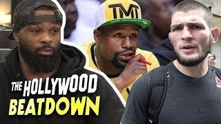 Tyron Woodley Says Khabib vs Floyd Mayweather Is Very Likely To Happen  The Hollywood Beatdown [upl. by Llebiram]