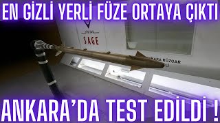 TÃœRKÄ°YENÄ°N EN GÄ°ZLÄ° FÃœZESÄ° ORTAYA Ã‡IKTI  ANKARADA TEST EDÄ°LDÄ°  SONUÃ‡ MÃœKEMMEL [upl. by Nessi]