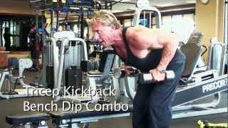 Tricep KickbackDip Combo [upl. by Eeldivad]