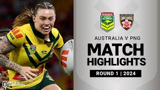 Pacific Championships 2024  Jillaroos v Orchids  Match Highlights [upl. by Dallis]