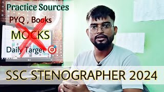 SSC Stenographer 2024 Exam Book Teachers daily target  ssc steno mock test  steno preparation [upl. by Dorene]