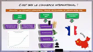 Le commerce international  1 notion en 2 minutes [upl. by Yhtamit255]