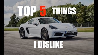 5 Things I DISLIKE About My 718 Cayman S [upl. by Ecined]