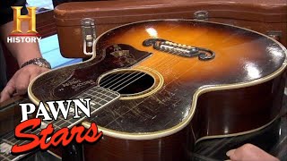 Pawn Stars BIG PRICE TAG FOR ONEOFAKIND GUITAR Season 8  History [upl. by Guyer]