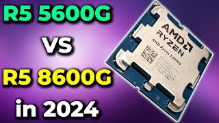 AMD R4 5600G VS R5 8600G  Desktop APU Comparison [upl. by Essirahs]