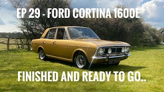 Wow Ford Cortina Mk2 1600E Part 2  finished and now back with her proud owner [upl. by Dihaz409]