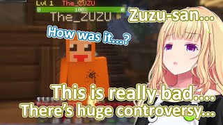 【VCR Minecraft】Akirose Scare Zuzu That Worried About the Ringtone【Aki RosenthalHololive】 [upl. by Uok]