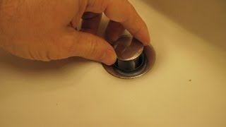 How to Clean Out a Sink Popup Drain Stopper [upl. by Llenet]