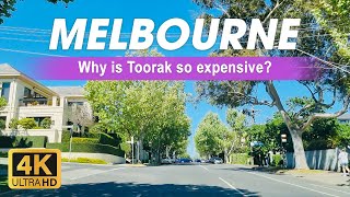 Why is Toorak so expensive  Drivethrough the most prestigious suburb to live in  Melbourne  4K [upl. by Pesvoh527]