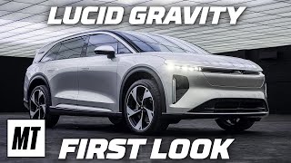 Lucid Gravity  Luxurious Electric SUV for under 80000  First Look [upl. by Dayna]