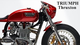 Triumph Thruxton cafe racer [upl. by Nojid]