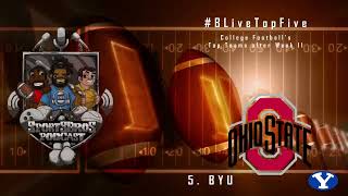 BLiveTopFive 2024  College Football Rankings after Week 11 [upl. by Shah]