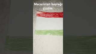 Macaristan bayrağı çizdim [upl. by Nnalatsyrc]