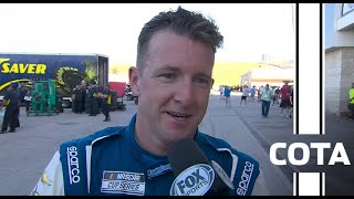 AJ Allmendinger on laterace contact If youre OK with it youre OK with it  NASCAR [upl. by Aon]