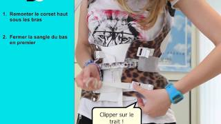 Mise en place du corset de scoliose [upl. by Pallua]