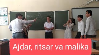 AJDAR RITSAR VA MALIKA  PSIXOLOGIK TRENING [upl. by Titania133]