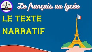 le texte narratif typologie textuelle au lycée👉 لغة فرنسية في المرحلة الثانوية [upl. by Eelyek]