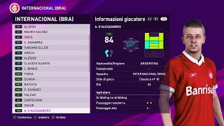 eFootball PES 2020 PS4  INTERNACIONAL CLASSIC ALL TIME XI 61100 [upl. by Alyakem]